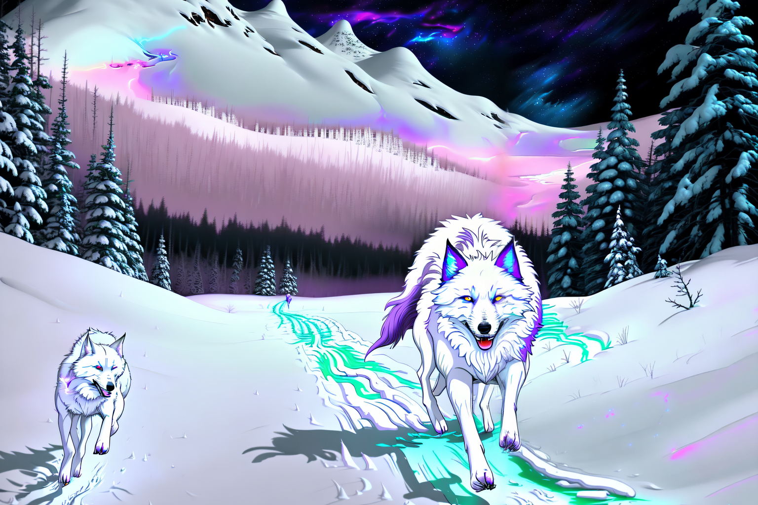 2356136994-1924224472-mystical fluffy white majestic [wolf_fox_0.5] running sideways in wild deep snow in night, light trails, sinking 4legs, glowing.png